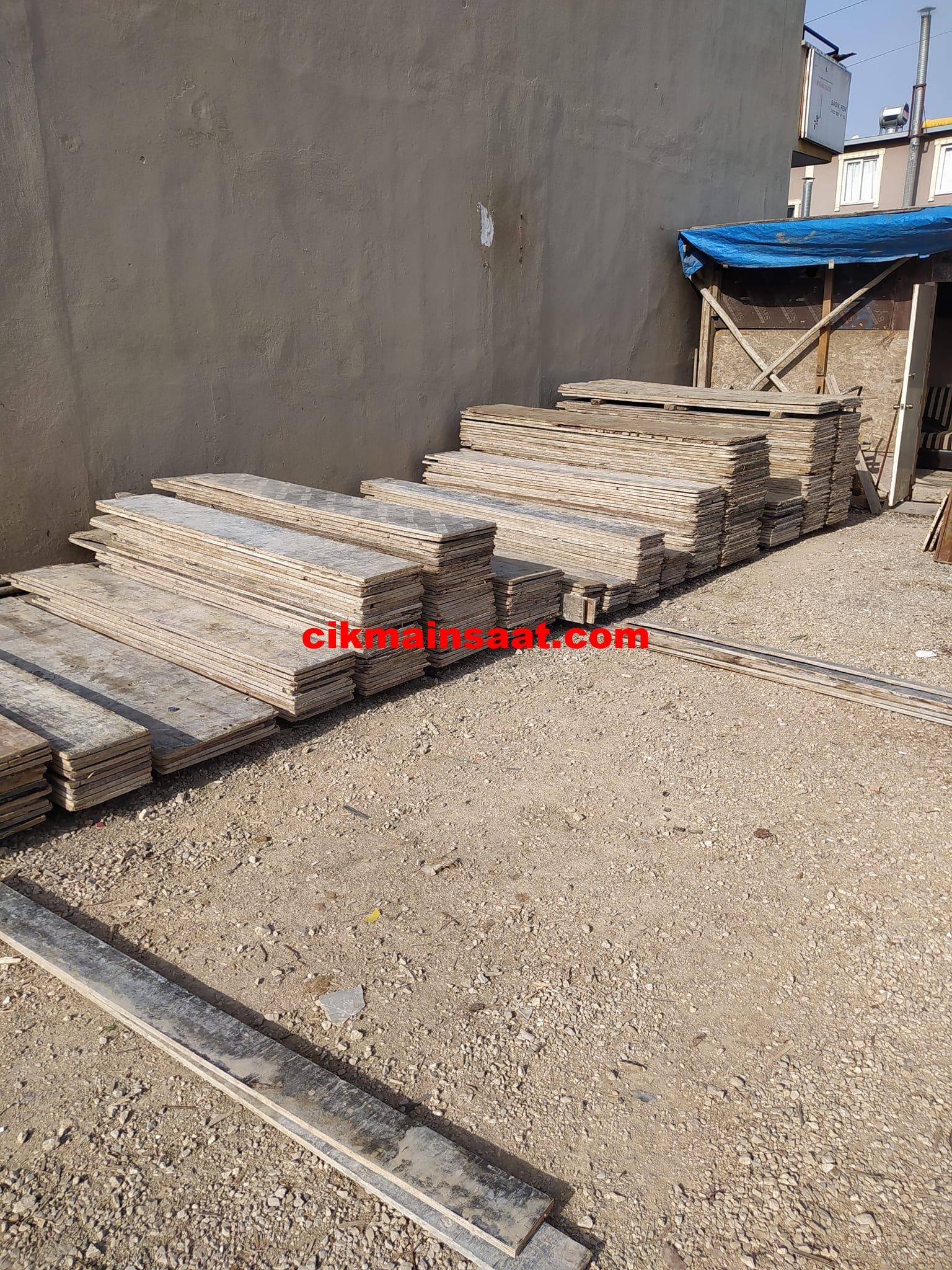 Çıkma inşaat kalıp malzemesi