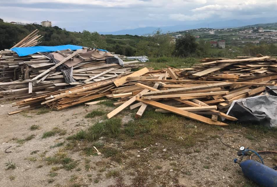 Cikma kereste 5x10 10x10 ve insaat tahtasi 1